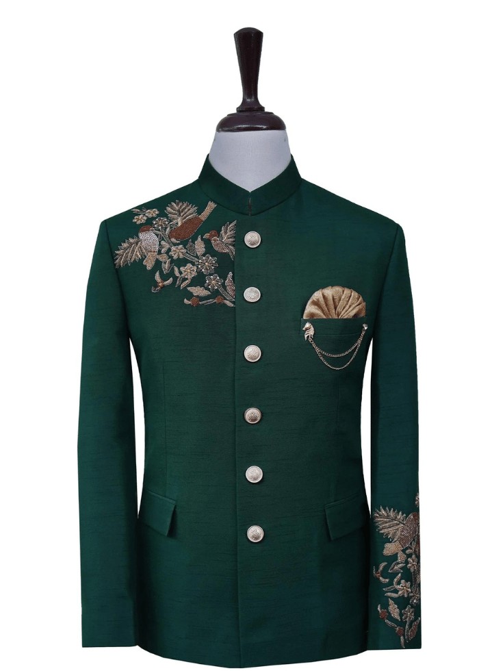 Prince Coat | Green Groom Prince Coat OC011